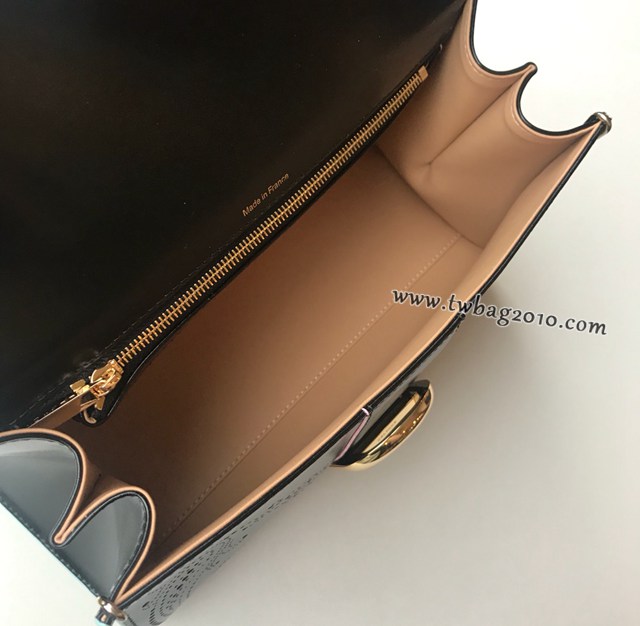 Delvaux全新雕刻和穿孔工藝腰果花brilliant手袋 德爾沃專櫃經典款爆款BL手提肩背女包 bxs1136